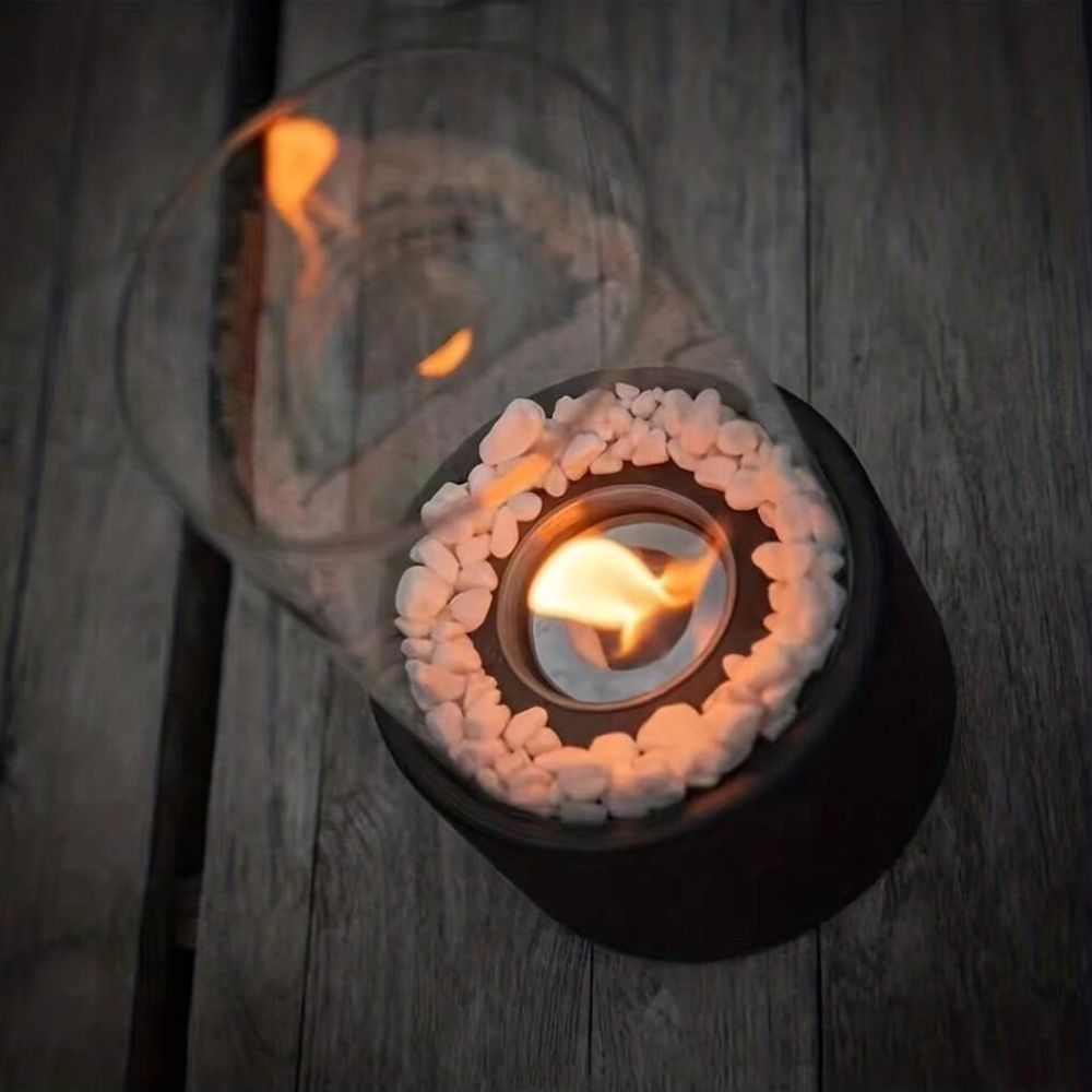 Flameglow - Klassische Tischleuchte Mit Sanft Flackerndem Licht Für Wohn Und Esszimmerdekoration