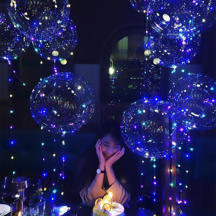 Glowballoon - Transparente Led Ballons Mit Lang Anhaltenden Lichtern Für Partys Und Veranstaltungen